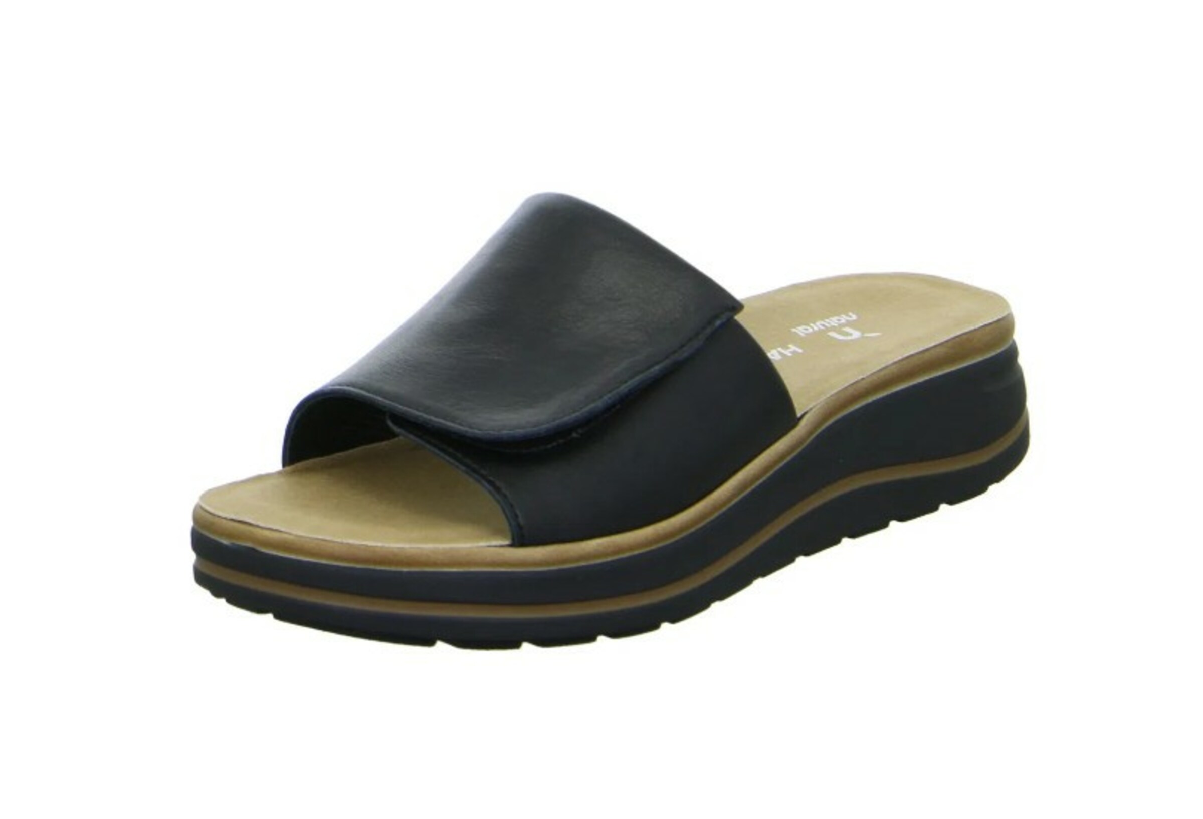 Hartjes Pantolette in Schwarz: Vorderseite