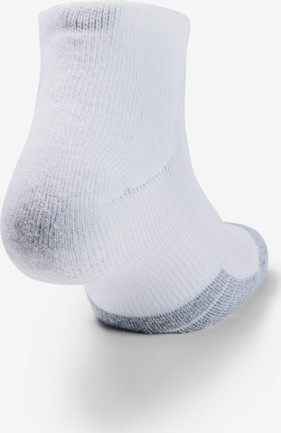 Regular Chaussettes de sport 'HeatGear' UNDER ARMOUR en blanc