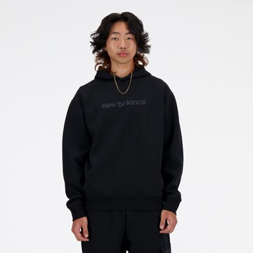 new balance Sweatshirt in Schwarz: Vorderseite
