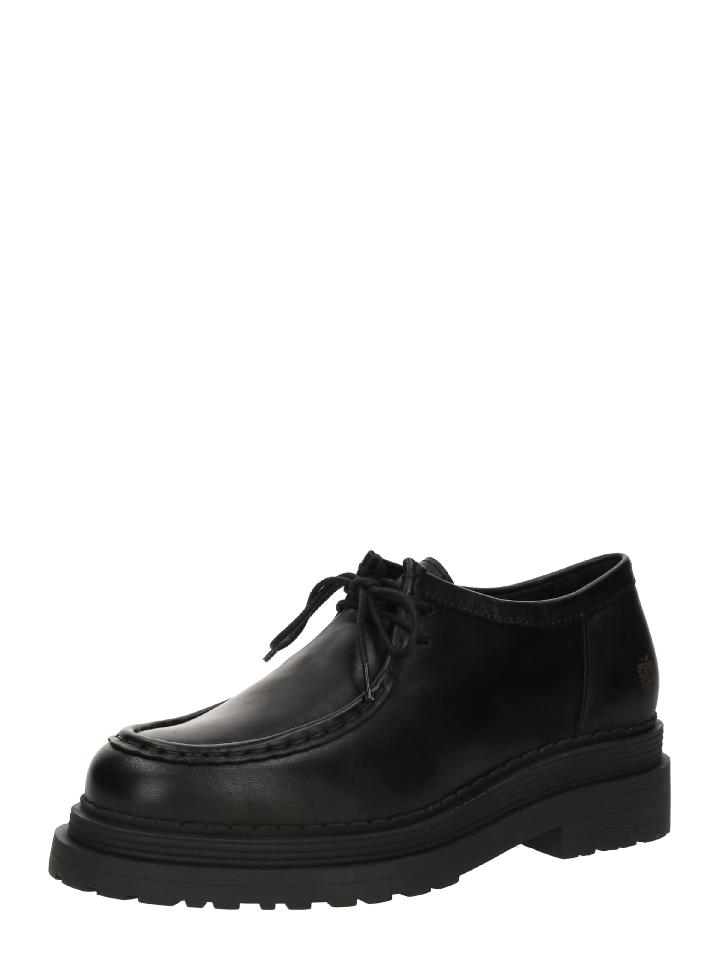 Apple of Eden Lace-Up Shoes 'MEGAN' in Black: front