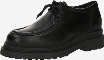 Apple of EdenCipele na vezanje 'MEGAN' - crna boja: prednji dio