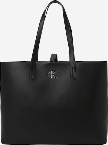 Shopper di Calvin Klein Jeans in nero: frontale