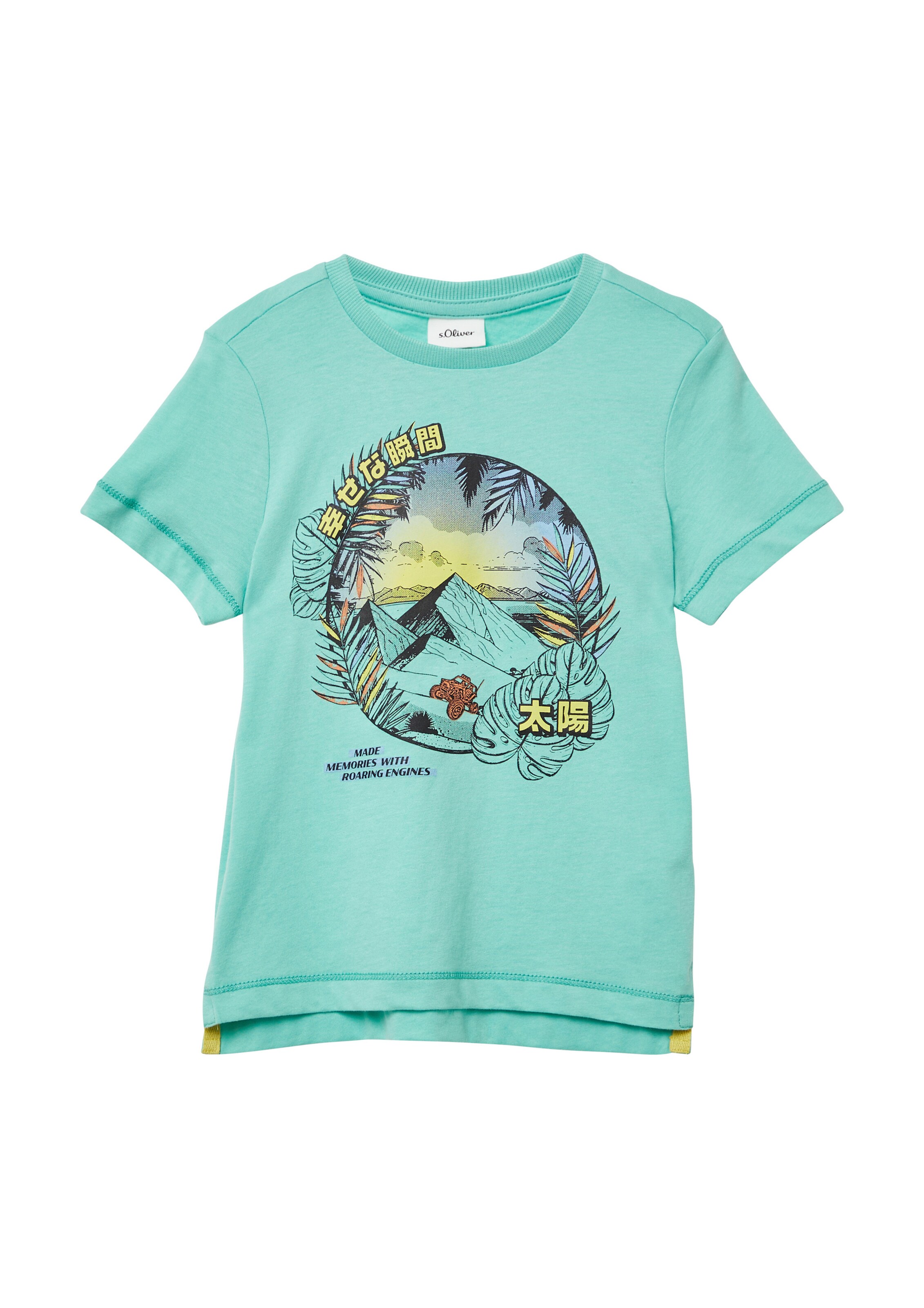 s.Oliver Shirt in Groen: voorkant