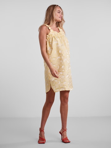 PIECES Dress 'Julia' in Yellow