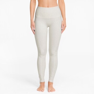 Skinny Pantalon de sport 'EXHALE' PUMA en beige : devant