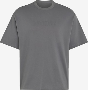 T-Shirt fonctionnel 'Soft Lux' ADIDAS SPORTSWEAR en gris : devant