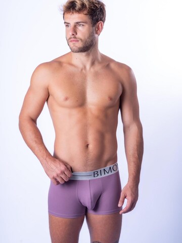 BIMONI Boxer shorts 'Cotton Modal' in Purple