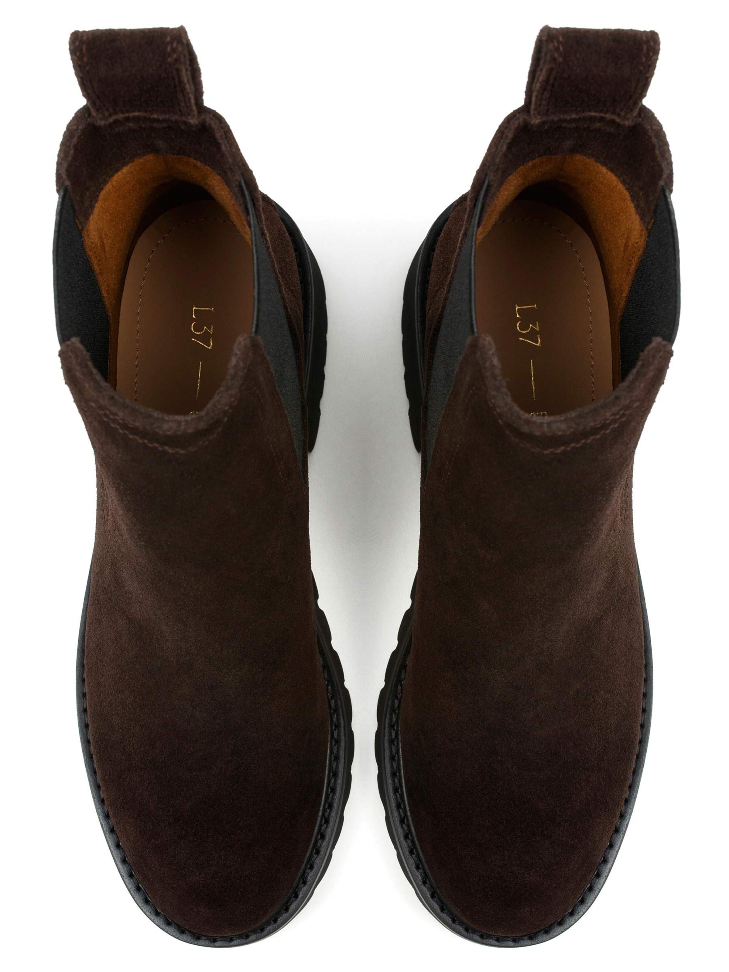 L37 HANDMADE SHOESGležnjače 'FROM THE BEST' - smeđa boja