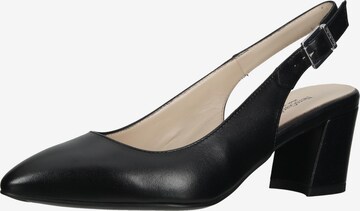 Nero Giardini Slingback Pumps in Black: front