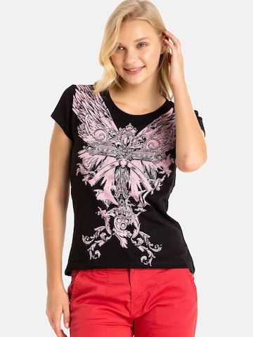 T-shirt 'WT341' CIPO & BAXX en noir : devant