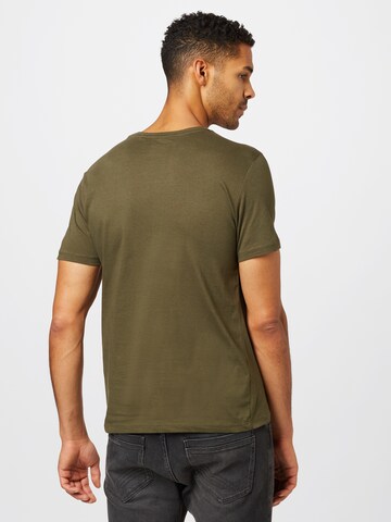 BLEND T-shirt i grön