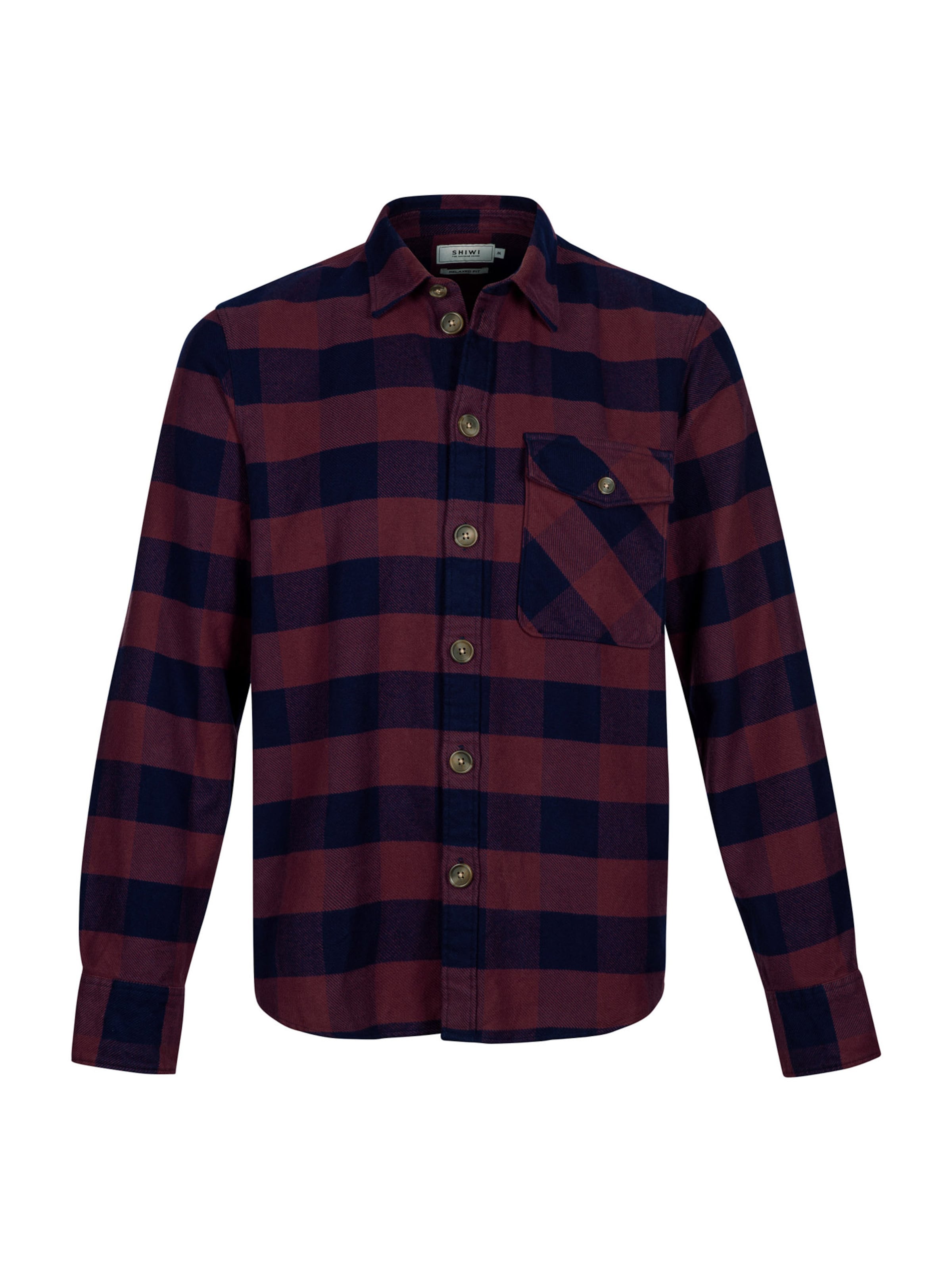 Shiwi Button Up Shirt 'Brad' in Red: front