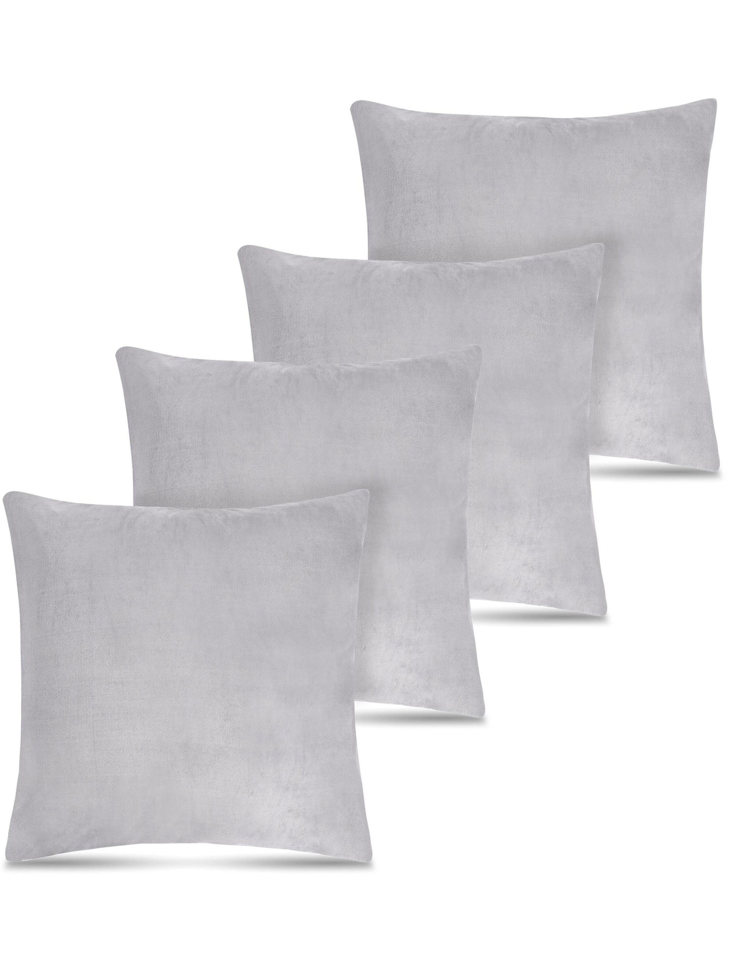 Coussins Aspero en gris : devant