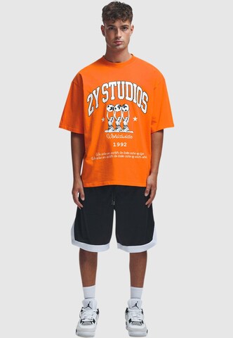 2Y Studios Shirt 'Globus' in Orange