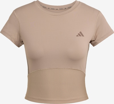 ADIDAS PERFORMANCE Sporta krekls 'Hyperglam', krāsa - brūns / kapučino, Preces skats