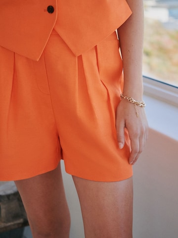 Regular Pantalon à pince Next en orange