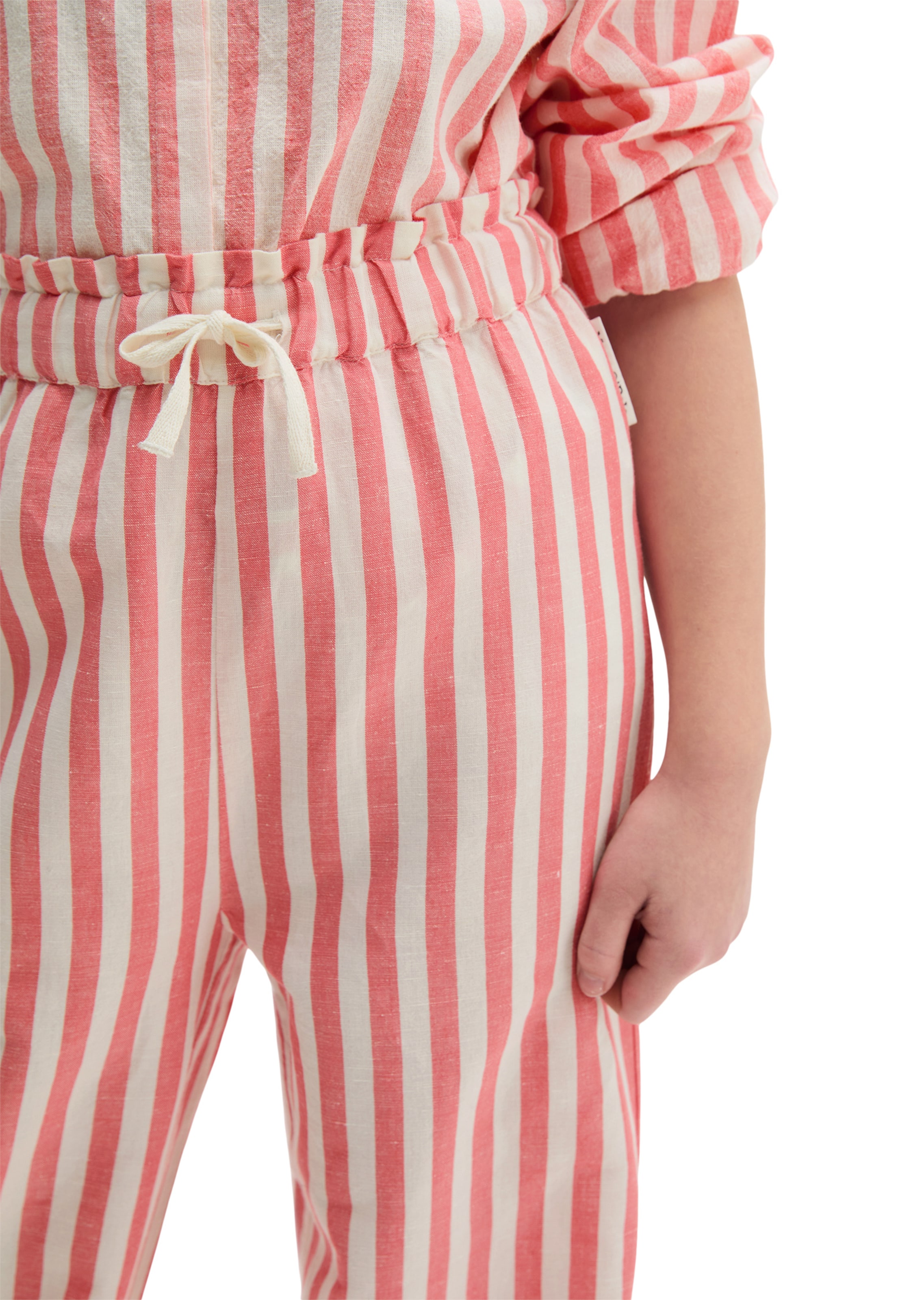 Marc O'Polo Loosefit Broek in Rood