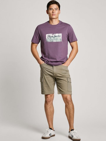 Pepe Jeans Regular Cargo trousers 'Gymdigo' in Green