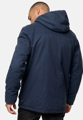 INDICODE JEANS Winter Jacket ' Crossing ' in Blue