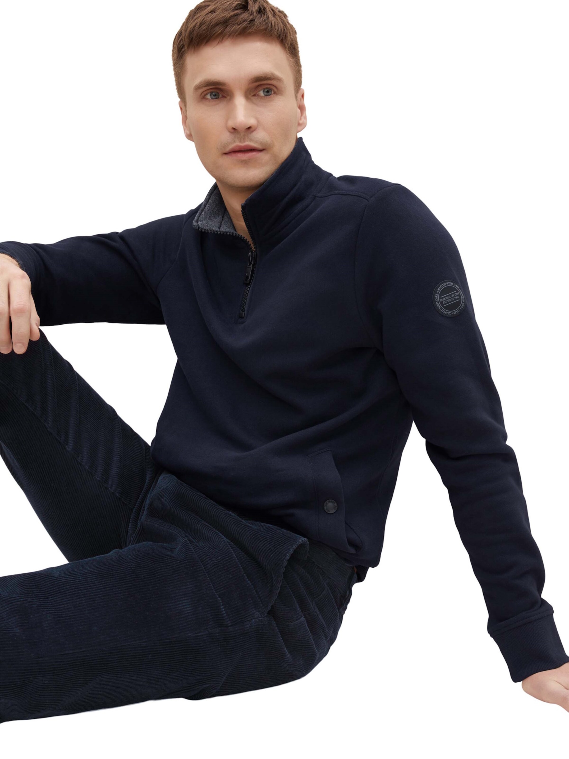 TOM TAILOR Sweatshirt in Blau