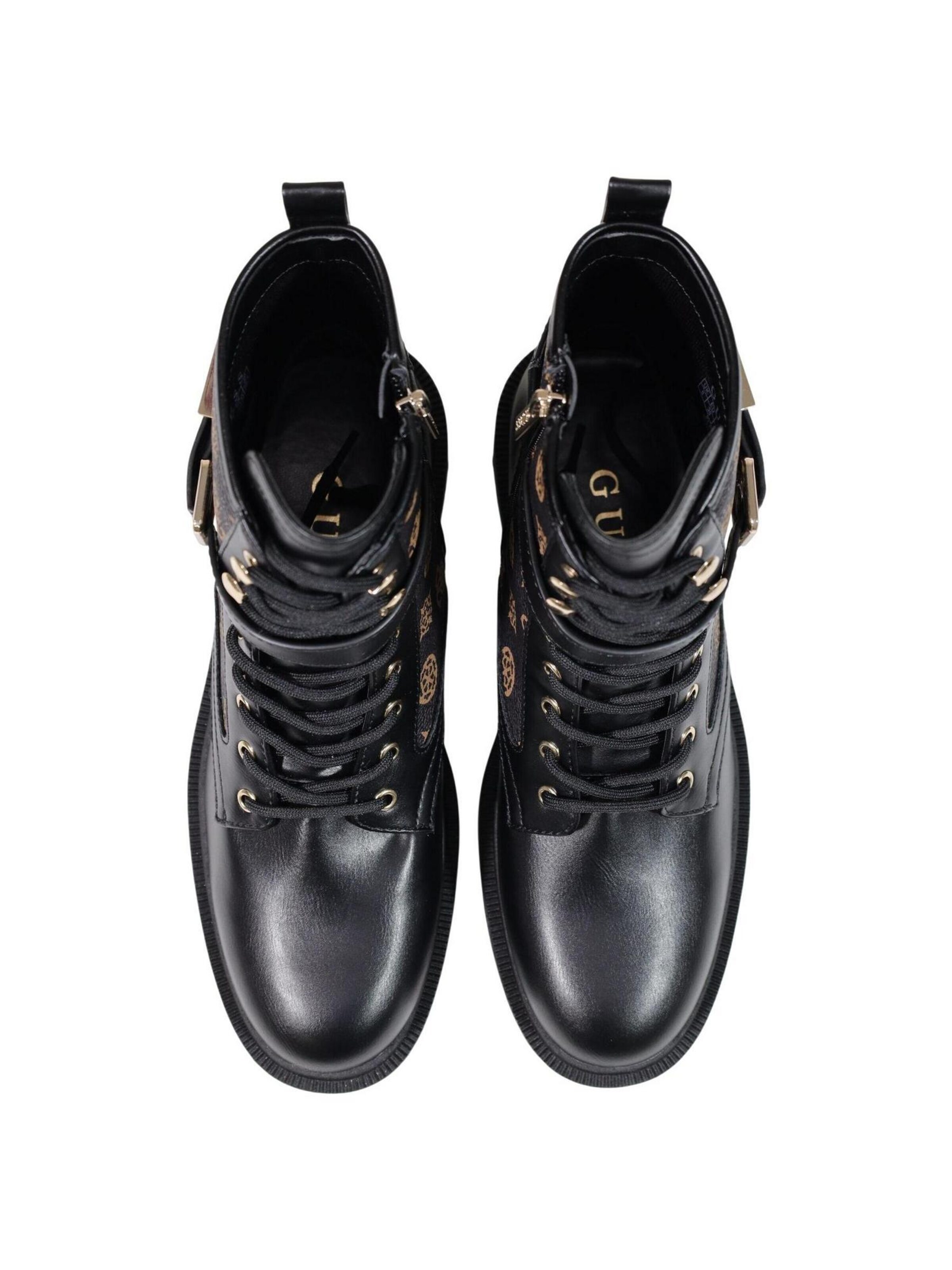 Scarpa stringata 'FELLINI FLFFEI ELE10' di GUESS in nero