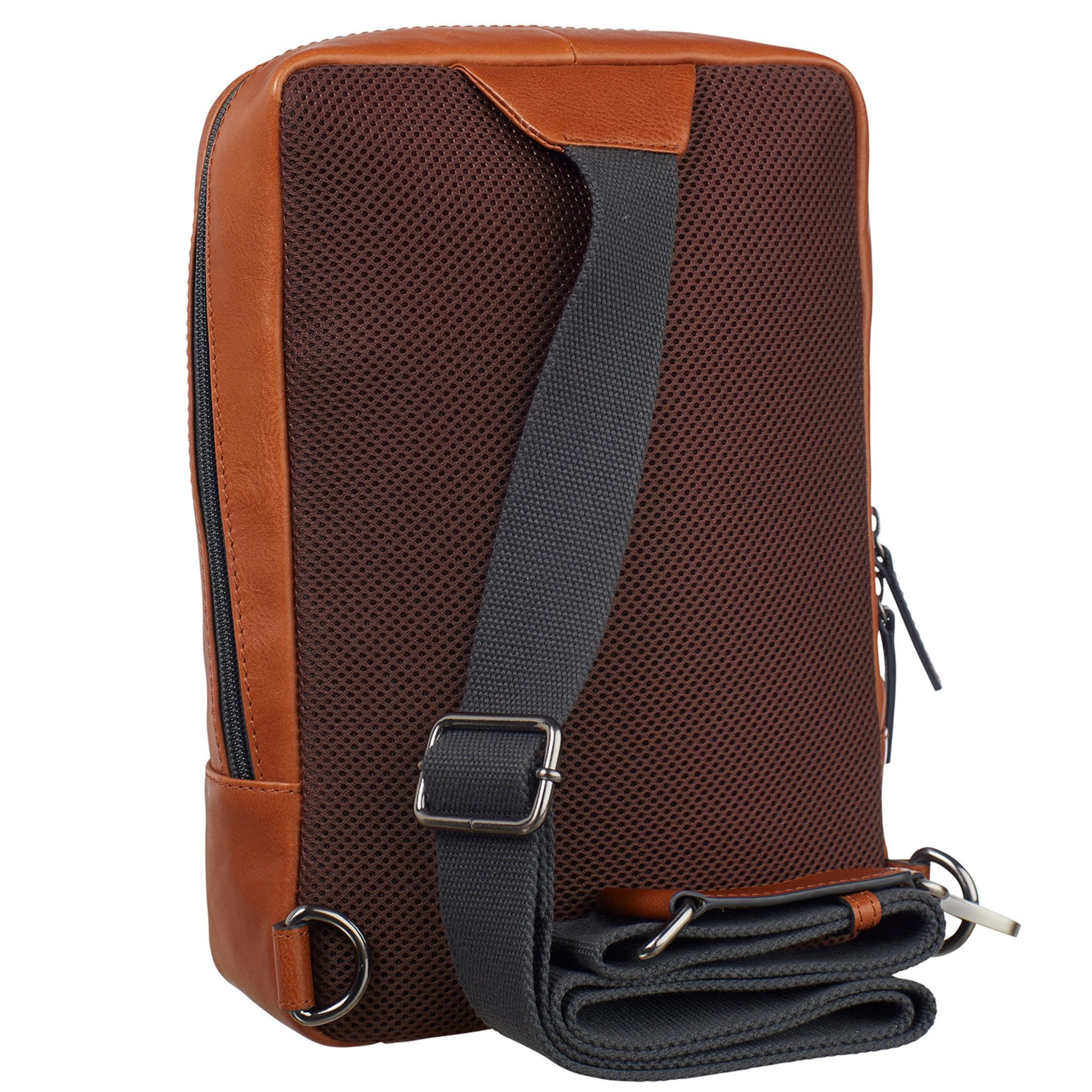 LEONHARD HEYDEN Umhängetasche 'Hamburg' in Braun