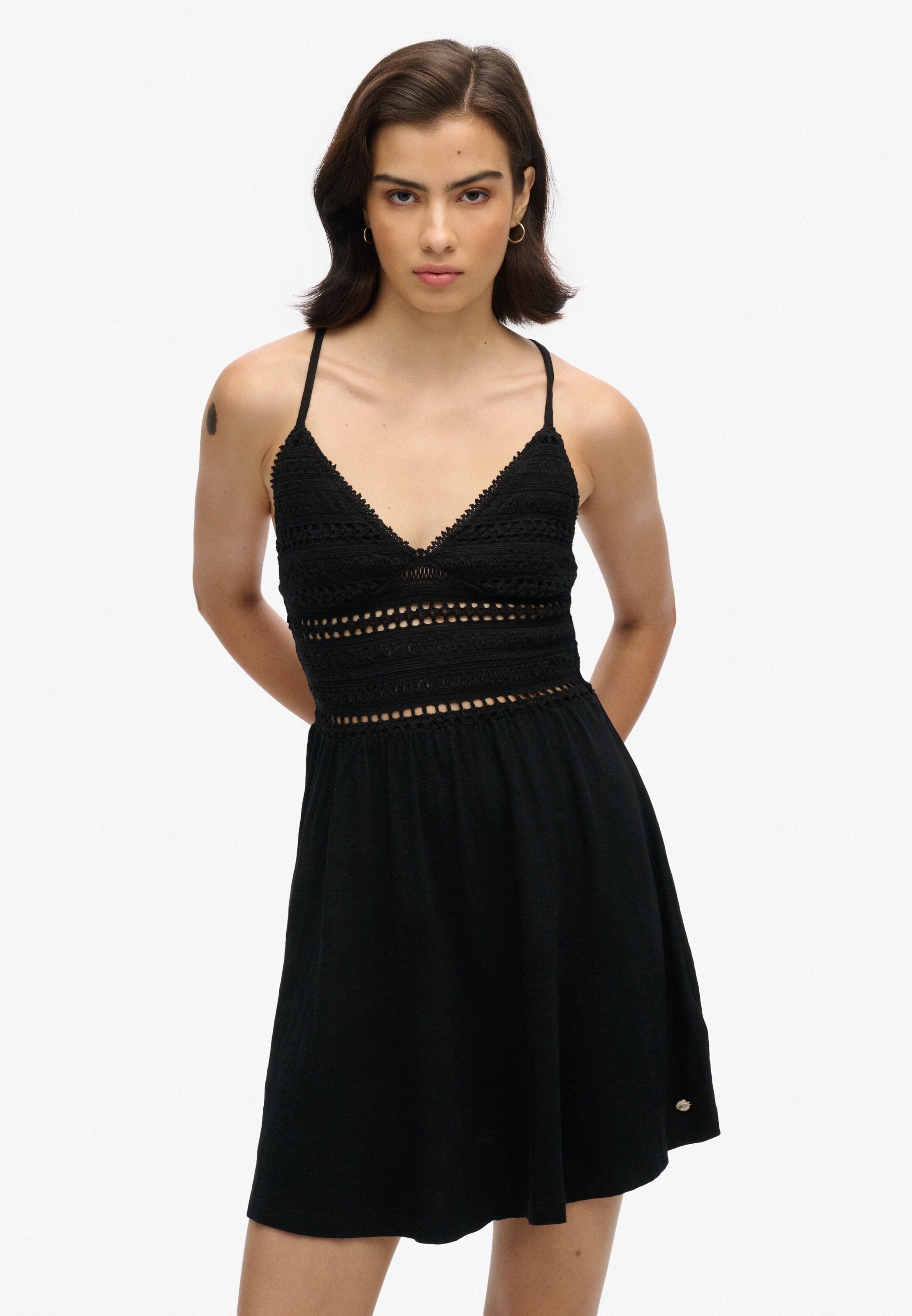 Superdry Zomerjurk in Zwart