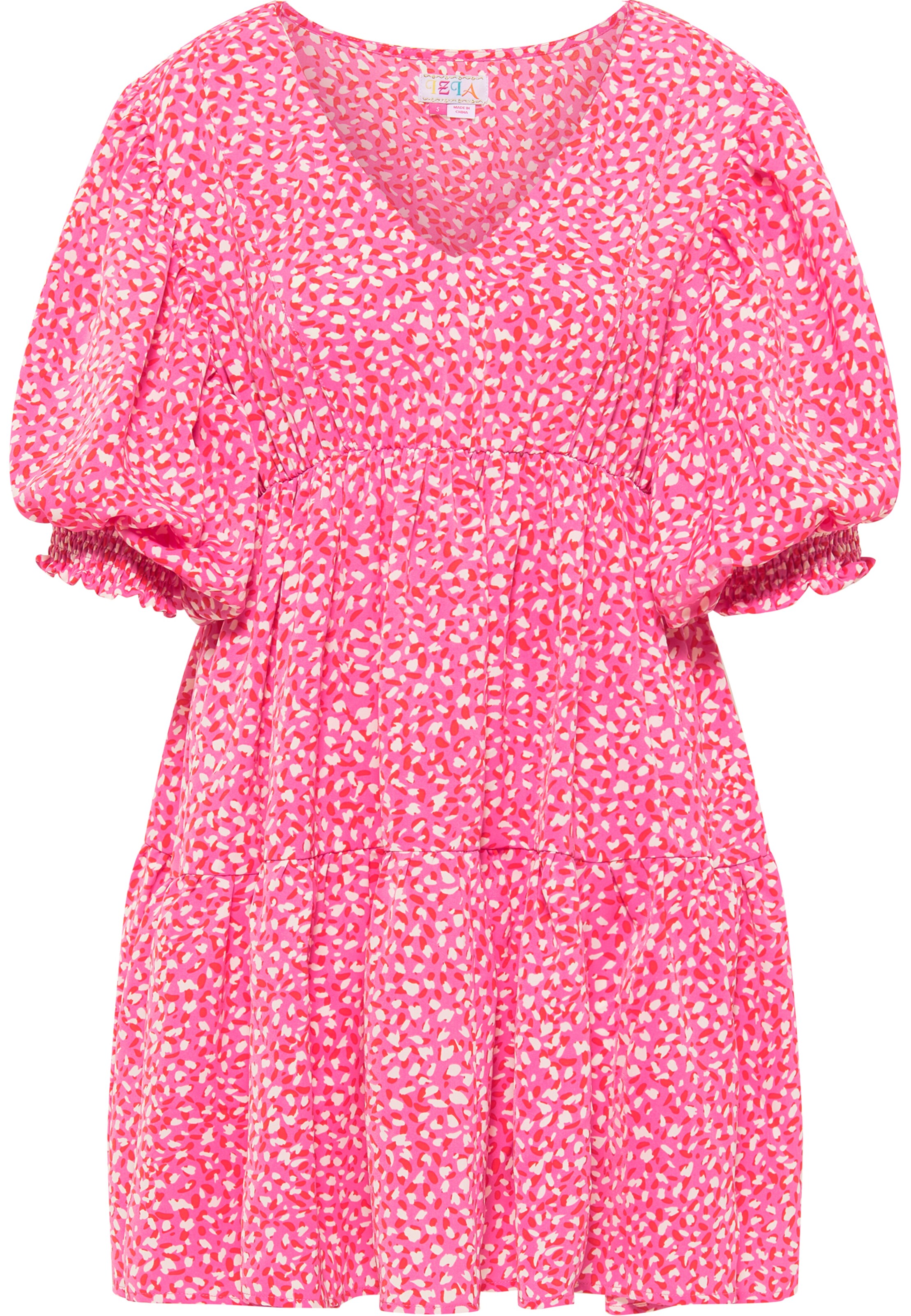 Robe IZIA en rose : devant