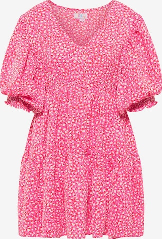 Robe IZIA en rose : devant