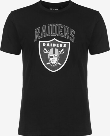 NEW ERA T-Shirt 'Las Vegas Raiders' in Schwarz: predná strana