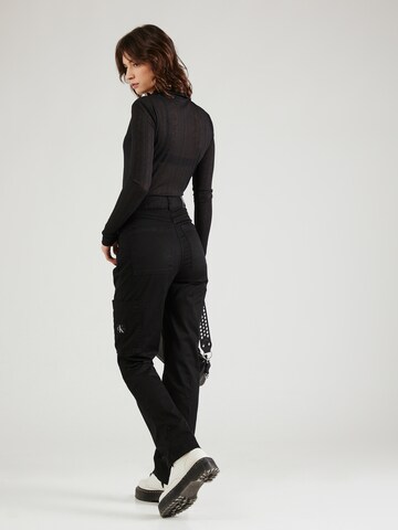 Calvin Klein Jeans tavaline Klapptaskutega püksid, värv must