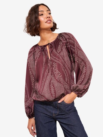 Friends Like These Blouse in Red: front