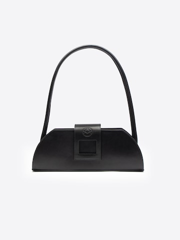 Borsa a spalla 'Serena' di AKARDO in nero: frontale
