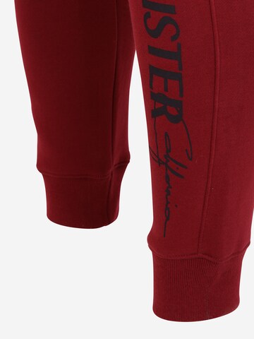 HOLLISTER Tapered Broek in Rood