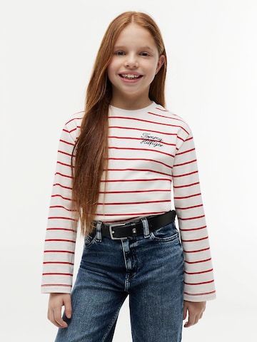T-Shirt TOMMY HILFIGER en rouge : devant