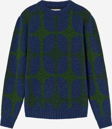 Thinking MU Sweater 'Khem' in Blue: front