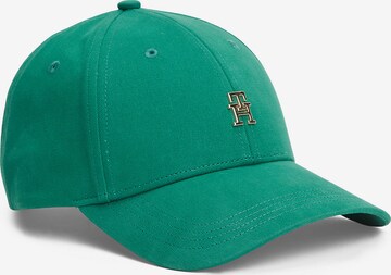 Casquette TOMMY HILFIGER en vert : devant