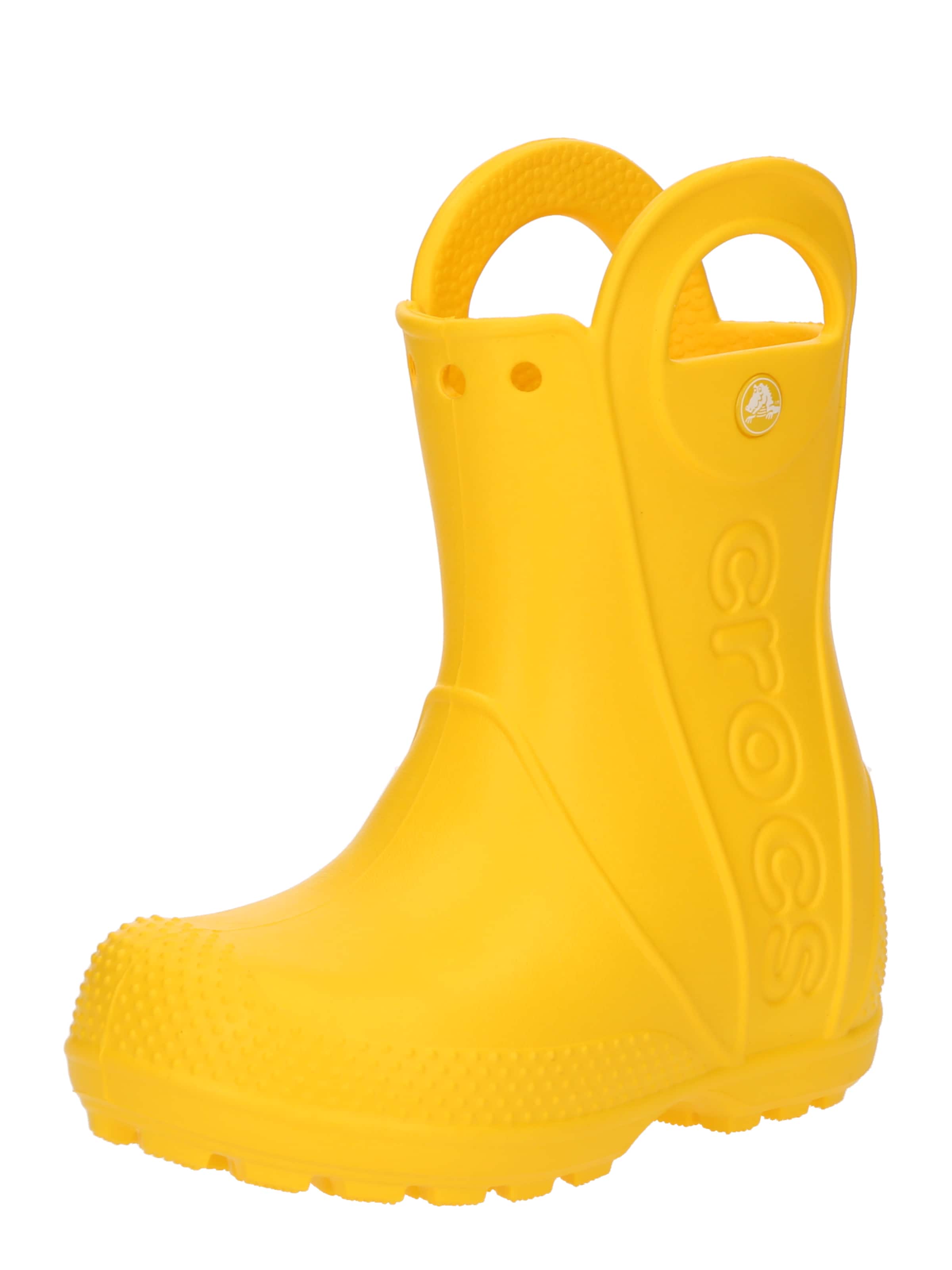 Crocs Rubber Boots 'Handle It' in Yellow: front