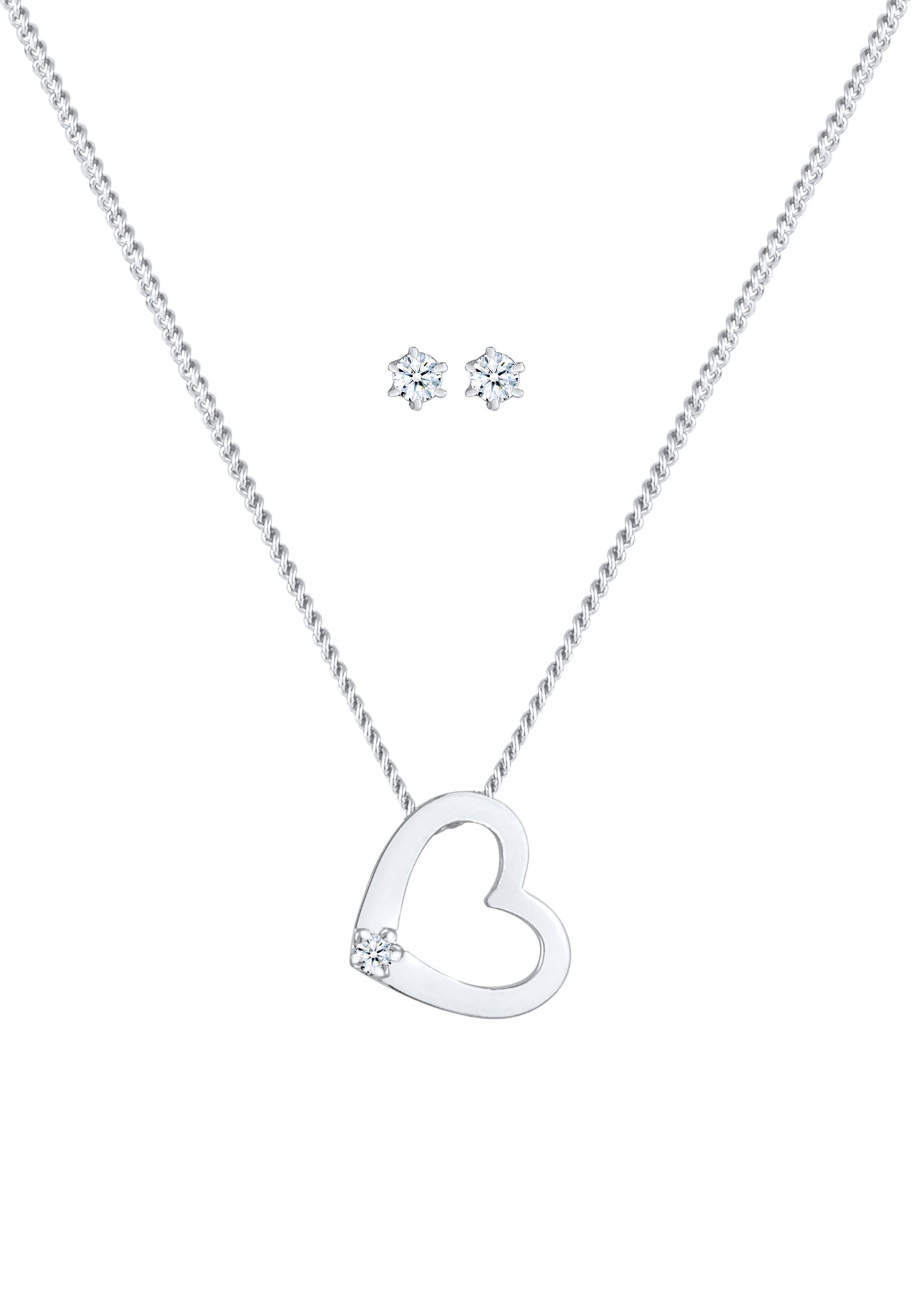 Parure de bijoux Elli DIAMONDS en argent : devant