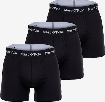 Marc O'Polo Boxershorts 'Essentials' in Schwarz: predná strana