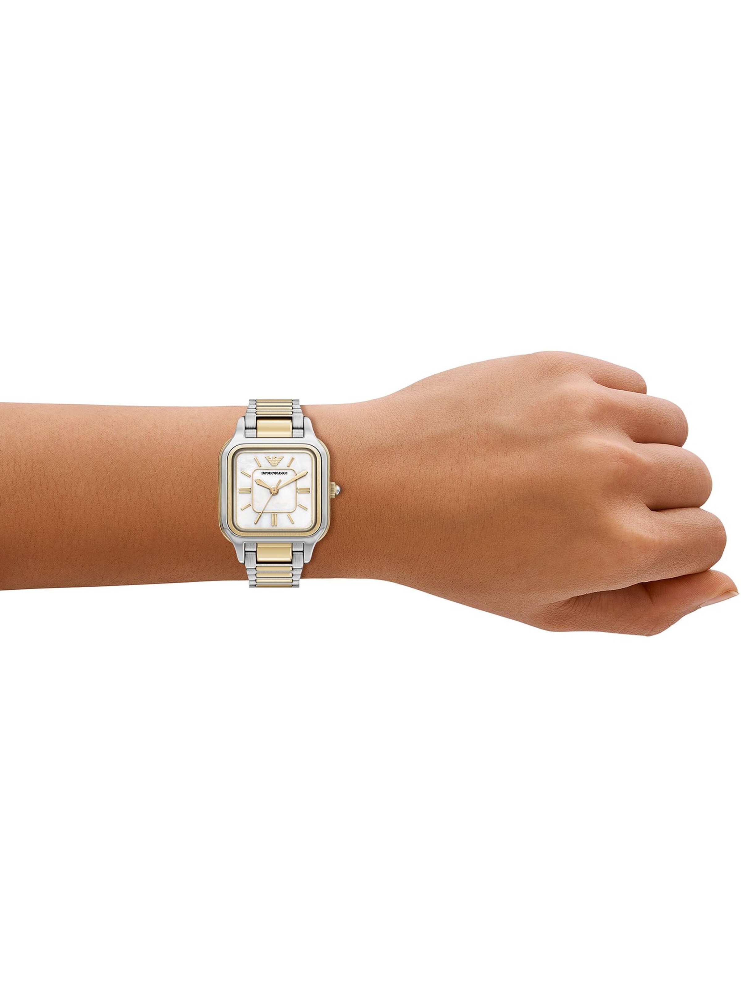 Emporio Armani Analog watch in Gold: front