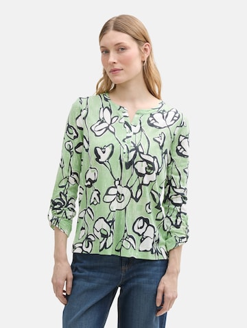 TOM TAILOR Shirt in Groen: voorkant