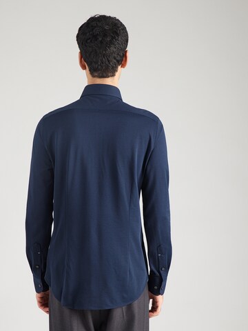 Michael Kors Slim fit Overhemd in Blauw: terug