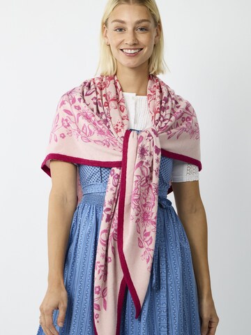 CODELLO Traditional Shawl in Pink