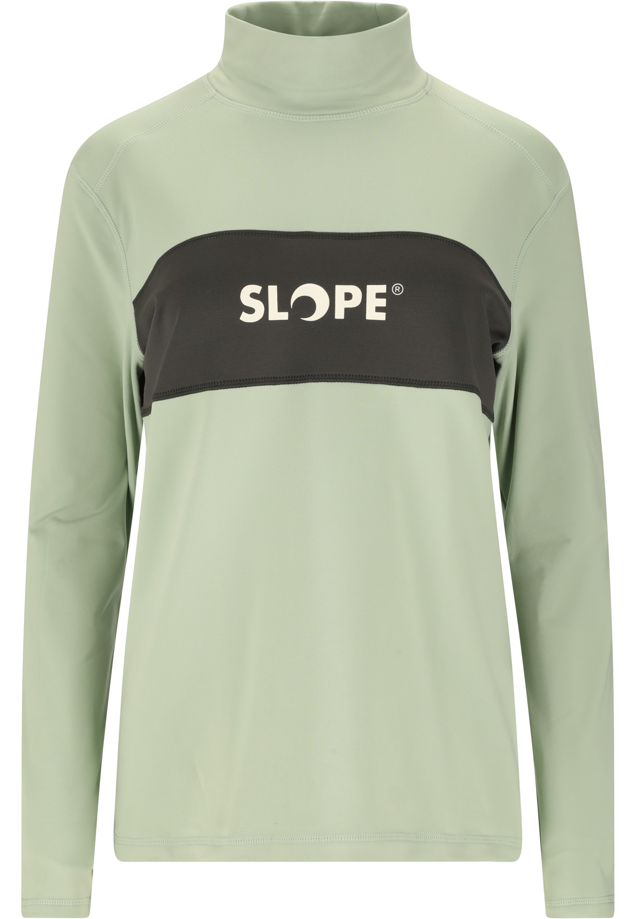 SLOPE Midlayer 'Norvyn' in Grün: Vorderseite