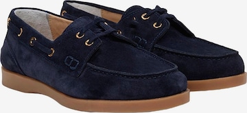 Desa Moccasins 'Slipper' in Blue: front