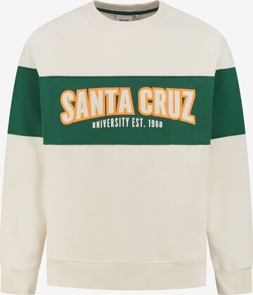 Shiwi Sweatshirt 'Santa Cruz' i beige: framsida