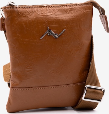 Sac à bandoulière ALV By Alviero Martini en marron : devant