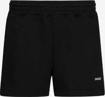 SNOCKS Regular Pants in Black: front