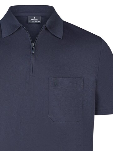 Ragman Shirt 'Basic'‌‌‌‌‌ in Blau